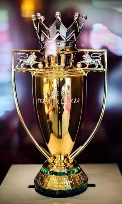 Epl are set to award Man City with a replica golden trophy