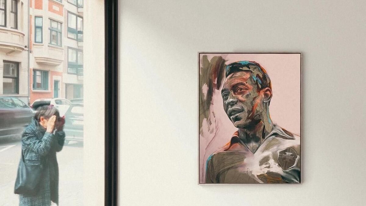 Mbappé spent over €500k on a painting of Pelé
